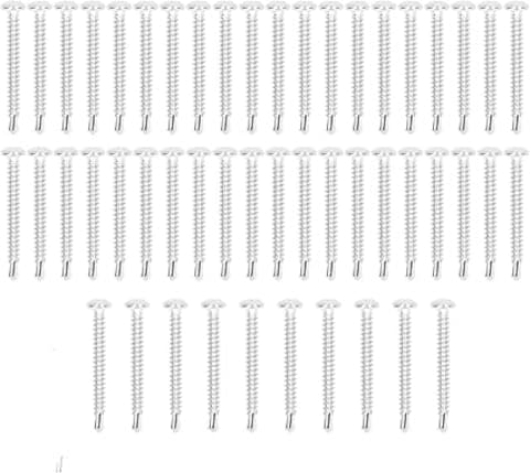 AL ARQAM 250PCS Self Drilling Screws 304 Stainless Steel Round Head Drill Screw Replacement 8X3