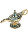 NOSKIN Vintage Magical Legend Aladdin's Genie Lamp for Home/Wedding Table Decoration,Collectable Rare Classic Arabian Costume Props Lamp Pot &amp;Gift for Party/Halloween/Birthday (Blue)