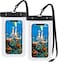 Waterproof Phone Pouch, 2 Pack IPX8 Universal Swimming Underwater Waterproof Phone Case with Lanyard for iPhone 16 15 14 13 12 11 Pro Max Xs Max XR XS X Samsung S22 S23 S24, Up to 7 Inch