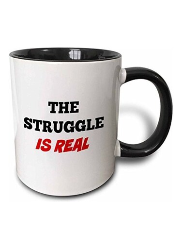 The Struggle Is Real Mug Multicolour