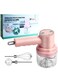 Wireless 3 in 1 Multifunction Chopper, Cutter, Mixing, Cooking Machine Food Processor Pink