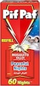 Pif Paf Mosquito Killer Liquid Refill - Peaceful Nights 60 Nights Protection - Effective Insect Repellent for Home - Odorless &amp; Long Lasting