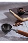 Stainless Steel Coffee Scoop With Black Walnut Handle 30ml