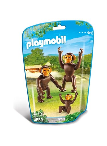 Playmobil 6650 Chimpanzee Family - Multi Color