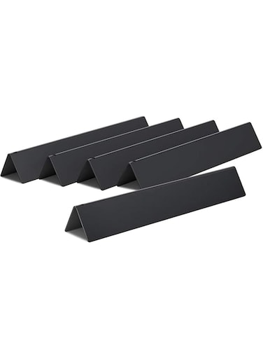 THE WHITE SHOP 15.3-Inch Heavier Flavorizer Bars,Polished Porcelain Steel Grill Parts, Porcelain-enameled, 5-Pack,