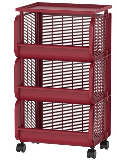 3 Tiers Storage Cart with Wheels