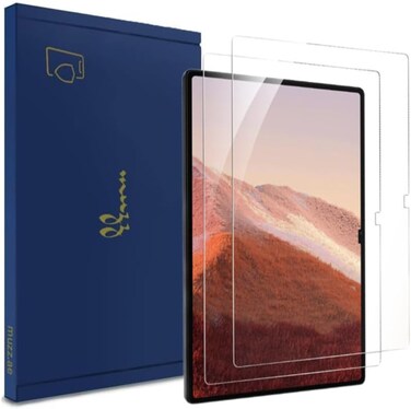 Muzz Tempered Glass Screen Protector for Samsung Galaxy Tab S10 Ultra/S9 Ultra/S8 Ultra, 14.6 cm, 2 Pack, Bubble-Free, Anti-Scratch, Case-Friendly