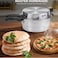 1200W Mini Electric Aluminum Oven &amp; Bread Maker, Khameer bread Maker, Easy To Use with Low Power Consumption, Khameer Bread Maker, Silver 32CM Silver