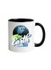 Earth Hour Day Ceramic Coffee Mug-Glossy Black Coffee Mug-Celebrate Earth Hour-Dishwasher And Microwave Safe- Earth Day Gift
