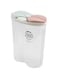 Pulses Container Airtight BPA Free Storage Container for Grains Lentils and Dry Foods 2L Capacity Durable and Space-Saving (2-SECTION 2300ML)