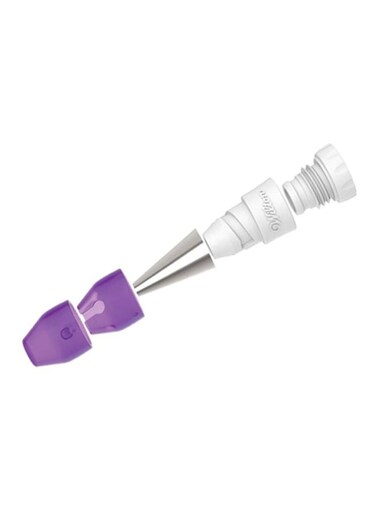 4-Piece Twist Quick Coupler Set White/Purple