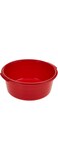 Cosmoplast 10" Round Plastic Basin Tub 3.5L, Red, Ifhhbs004Rd, Round Basin