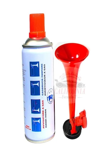 Blast the Fun with This Loud Portable Air Horn &ndash; Handheld Gas Horn for Sports, Parties, Boating, Camping &amp; More &ndash; Refillable, Compact &amp; Ready to Roar! Super Blast Gas Horn Blister