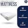 INFINI HOMES Premium Visco White Memory Foam Mattress with Pillowtop (120W X 190L X 30H)