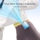 ISULIFE Portable Neck Fan Life5, 100 Speed 40000RPM Cooling, Mini Personal Handheld Wearable Waist Fan, 16H 4500mAh Battery with LED Display, Ultra-Lightweight in Outdoor, Travel, Jobsite Gifts- Blue