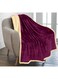 Bed Blanket King Size, Double Plush Reversible Fleece, Machine Washable, Warm and Cozy for Bed &amp; Sofa (240x220 cm)