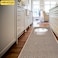 MEKITON - Set of 2 PCs Premium Anti-Fatigue, Non-Slip Natural Rubber Mats, Washable   Runner Rugs for Kitchen Floor Front of Sink, Laundry Room   45X120CM + 45X75CM (Color : Beige)