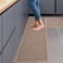 MEKITON - Set of 2 PCs Premium Anti-Fatigue, Non-Slip Natural Rubber Mats, Washable   Runner Rugs for Kitchen Floor Front of Sink, Laundry Room   45X120CM + 45X75CM (Color : Beige)