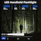 WUBEN C2 Torch Light Rechargeable, 2000 Lumens Tactical Flashlight 7 Modes Flash Light, Super Bright Torch IP68 Waterproof for Outdoor Camping Hiking Emergency