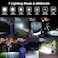 WUBEN C2 Torch Light Rechargeable, 2000 Lumens Tactical Flashlight 7 Modes Flash Light, Super Bright Torch IP68 Waterproof for Outdoor Camping Hiking Emergency