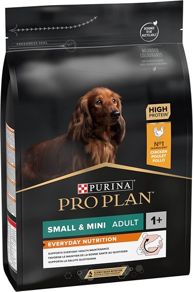 Proplan Small And Mini Adult Dog Food-Chicken, Brown, 3.0 Kg, 12272216