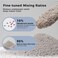 Cat Litter, 10L Bentonite Cat Litter Baby Fragrance, 99% Dust-Free, Low Tracking, Quick Clumping, Superior Odor Control, Non-Stick Formula, Easy to Clean (10L,8kg)