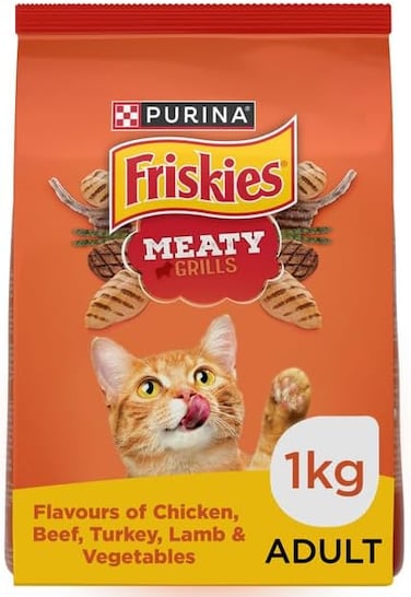 Friskies Meaty Grill Cat Dry Food - 1KG
