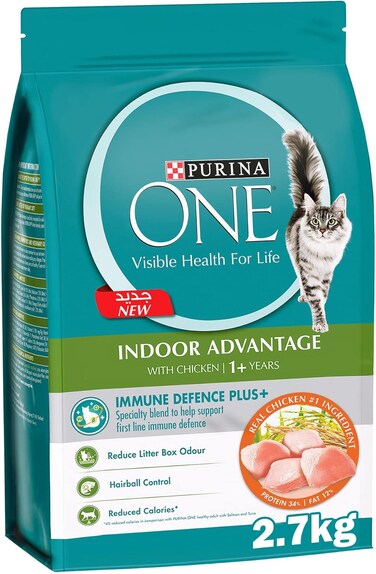 Purina One&reg; Indoor Advantage with Chicken (1+ Years) 2.7KG