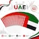 50 Pcs UAE Flag Hand Waving Desk Flags Double Sided Cake National Day Party Supplies Flag (Pack of 50)