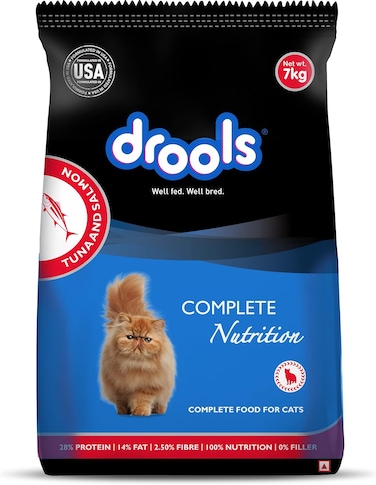 Drools Adult(+1 year) Dry Cat Food, Tuna &amp; Salmon, 7kg
