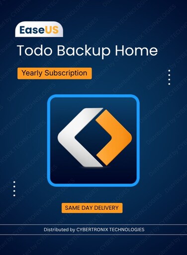 EaseUS Todo Backup Home   1 Device 1 Year   Digital License   SAME DAY DELIVERY