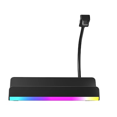 Porodo Gaming Steam Deck Multi-Port Hub, 100W PD Fast Charging, 4K HDMI, USB 3.0 High-Speed Data, Gigabit Ethernet, SD/TF Card Reader, Compact &amp; Durable Design - Black
