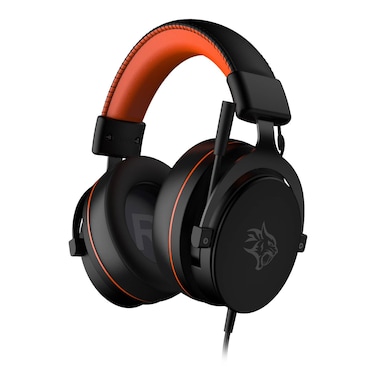 Porodo Gaming 7.1 Surround Gaming Headset, Noise Canceling Microphone, 50mm Powerful Speaker Driver, Soft Cushioned Ear Pads, Convenient Mic Design, Easy Access Control, 1.5M Cable Length