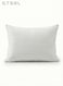 Hotel-Style Sleeping Pillow &acirc;&euro;&ldquo; Soft Fluffy Microfiber, Hypoallergenic, Stripe Design, Back &amp; Neck Support (1 Piece)