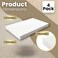 4 Pack Craft Foam Sheets 11x17x1.5 Inch (28x42x4 cm) &ndash; White Polystyrene Foam Boards for Floral Arrangements, DIY Crafts, Modeling, Sculpting &amp; Art Projects