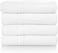 Desket Premium 100% Cotton Bath Towels &ndash; Set of 4, 70x140 cm Large Size Bathroom Accessories, 500 GSM Thick &amp; Absorbent, Ultra Soft Quick Dry White Towels for Bathroom, Spa, Gym, Pool &amp; Hotel Use