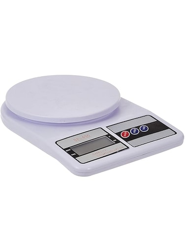 Electronic Scale SF - 400 LCD Display, White