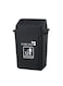 Dustbin 20L with Push Lid &acirc;&euro;&ldquo; Black   Durable UV-Resistant Plastic Trash Can for Home &amp; Office