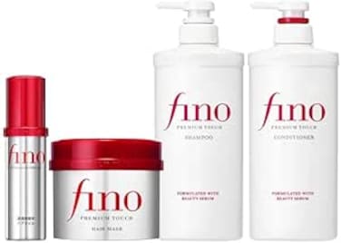 Fino Premium Touch Hair Set Bundle Hair Shampoo, Conditioner,Hair Mask And Hair oil 70 ml hair care set Strengthen For Damaged Hair Growth
