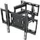 TV Stand/Television Stands for 26-75 Inch TV, Wall Mount TV Stand with Rugged Double Arm Bracket, Universal TV Stand Holds Up to 50 KG Black
