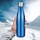 MOLISAN Stainless Steel Water Bottle, 500ml Double Walled Vacuum Flask with Pouch, BPA Free 12 Hours Hot&amp;Cold Sport Drink Bottle for Gym, Home, Office, Outdoor, Work (500ML, Blue)
