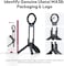 ULANZI Magnetic Phone Tripod for iPhone MA38 Portable Phone Holder Mini Tripod for Magsafe with Double-Sided Strong Magnetic 1 4 Arri Locating Hole Foldable Hook for iPhone 16 15 14 13 12 Black