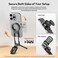 ULANZI Magnetic Phone Tripod for iPhone MA38 Portable Phone Holder Mini Tripod for Magsafe with Double-Sided Strong Magnetic 1 4 Arri Locating Hole Foldable Hook for iPhone 16 15 14 13 12 Black
