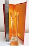 Crystal Trophy Award, Star Design on Top