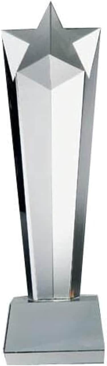 Crystal Trophy Award, Star Design on Top