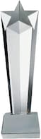 Crystal Trophy Award, Star Design on Top