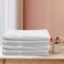 Hotel Linen Klub 4-Piece Bath Towel Set - Premium Cotton Terry, Luxurious Ringspun, 480GSM Highly Absorbent and Quick Dry for Spa-Like Comfort, Size: 70 x 140 cm, White