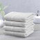 Hotel Linen Klub 4-Piece Hand Towel Set - Premium Cotton Terry, Luxurious Ringspun, 480 GSM Highly Absorbent and Quick Dry for Spa-Like Comfort, Size: 40 x 70 cm, White