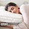 Hotel Linen Klub Down-Proof Double-Piped Pillow - Size: 50 x 75 + 4 cm, Outer Cover: 233 TC 100% Cotton, Filled with Soft Microfiber for Ultimate Comfort, Support, and Luxurious Sleep Experience