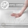 Hotel Linen Klub Down-Proof Double-Piped Pillow - Size: 50 x 75 + 4 cm, Outer Cover: 233 TC 100% Cotton, Filled with Soft Microfiber for Ultimate Comfort, Support, and Luxurious Sleep Experience